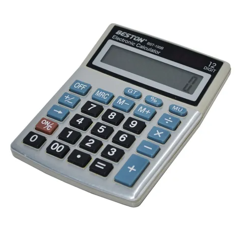 CALCULADORA BESTON ECONOMICA GRIS