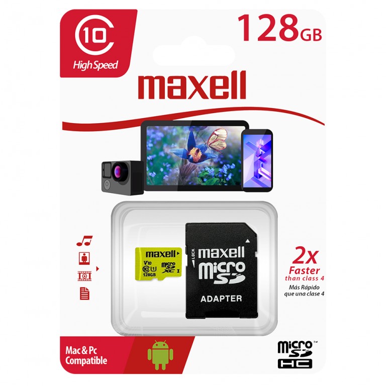 MEMORIA MICROSD MAXELL 128GB