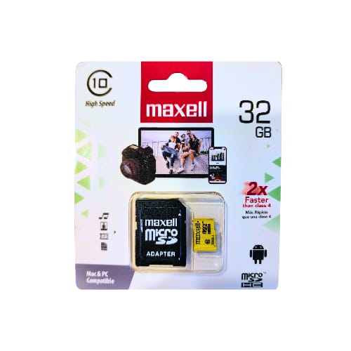 MEMORIA MICROSD MAXELL 32GB