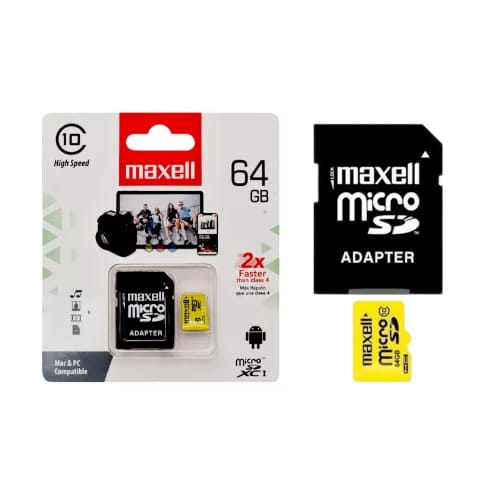 MEMORIA MICROSD MAXELL 64GB